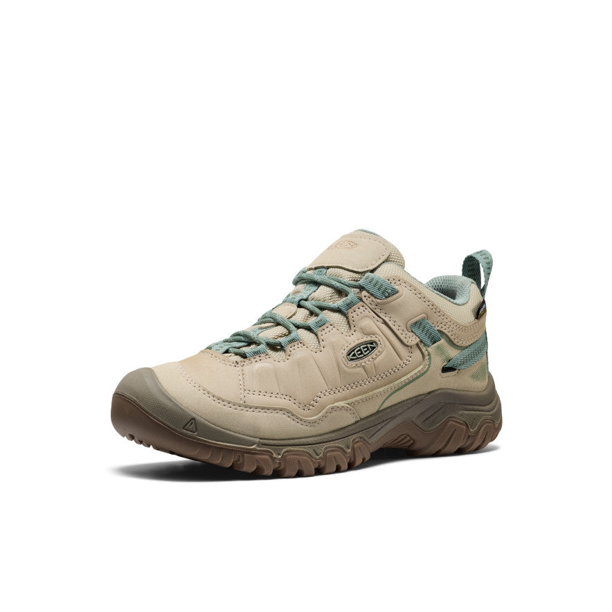 Keen Women's Targhee IV Waterproof Hiking Shoe Abbey Stone/Lily Pad
