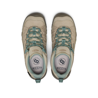 Keen Women's Targhee IV Waterproof Hiking Shoe Abbey Stone/Lily Pad