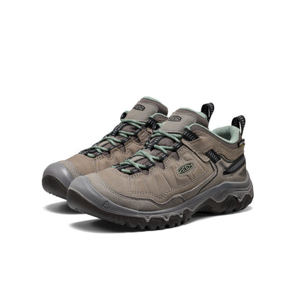 Keen Women's Targhee IV Waterproof Hiking Shoe Steel Grey/Lily Pad