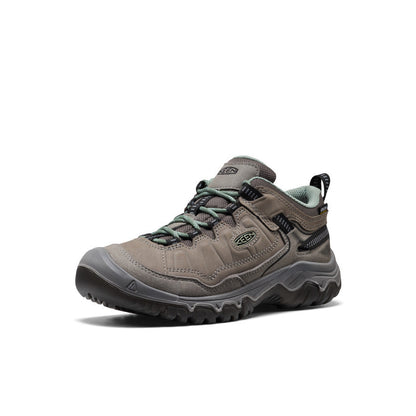 Keen Women's Targhee IV Waterproof Hiking Shoe Steel Grey/Lily Pad