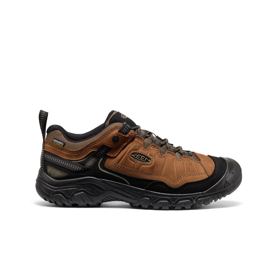 Keen Men's Targhee IV Waterproof Hiking Shoe Bison/Black