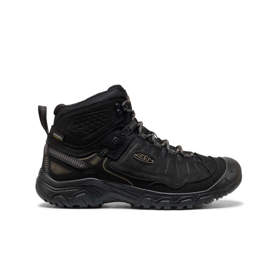 Keen Men's Targhee IV Waterproof Hiking Boot Triple Black