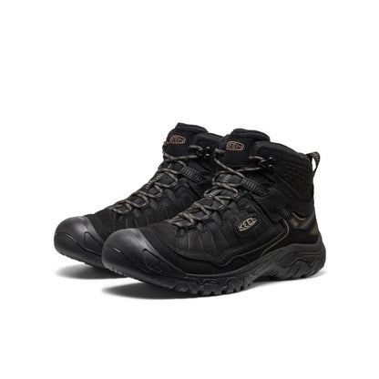 Keen Men's Targhee IV Waterproof Hiking Boot Triple Black