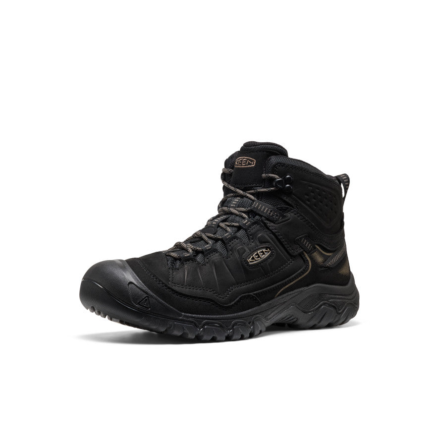 Keen Men's Targhee IV Waterproof Hiking Boot Triple Black