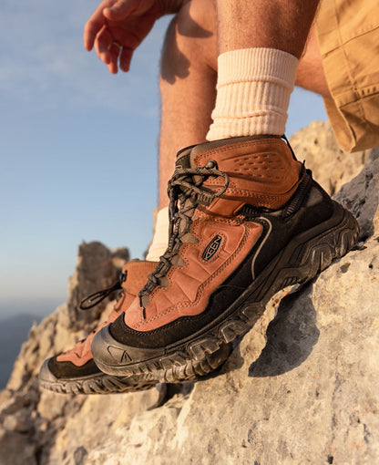 Keen Men's Targhee IV Waterproof Hiking Boot Triple Black