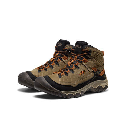 Keen Men's Targhee IV Waterproof Hiking Boot Sea Turtle/Roasted Pecan