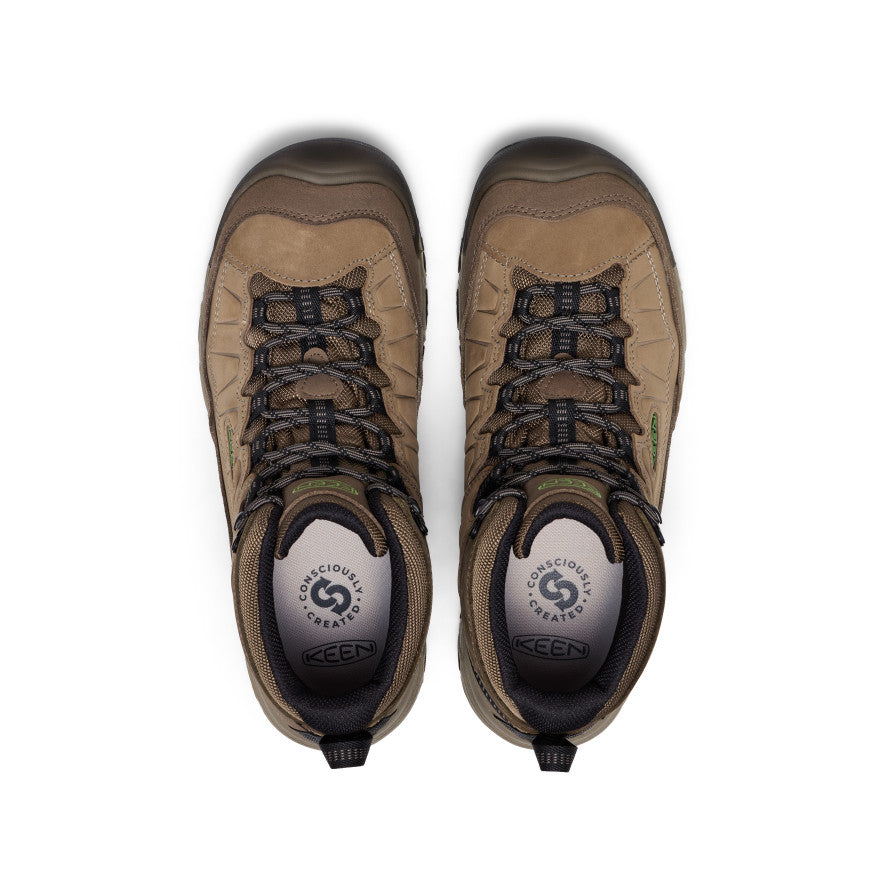 Keen Men's Targhee IV Waterproof Hiking Boot Brindle/Canteen