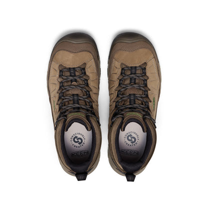 Keen Men's Targhee IV Waterproof Hiking Boot Brindle/Canteen