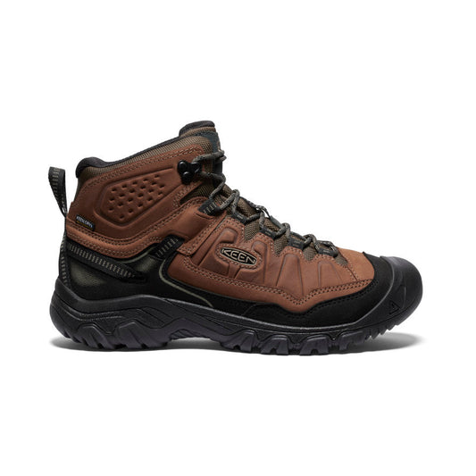 Keen Men's Targhee IV Wide Waterproof Hiking Boot Bison/Black