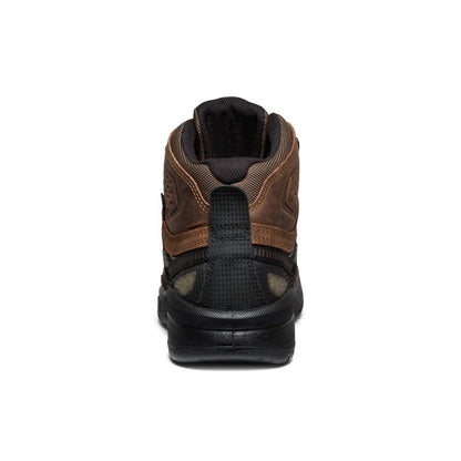Keen Men's Targhee IV Waterproof Work Boot (Carbon Toe) Dark Earth/Black