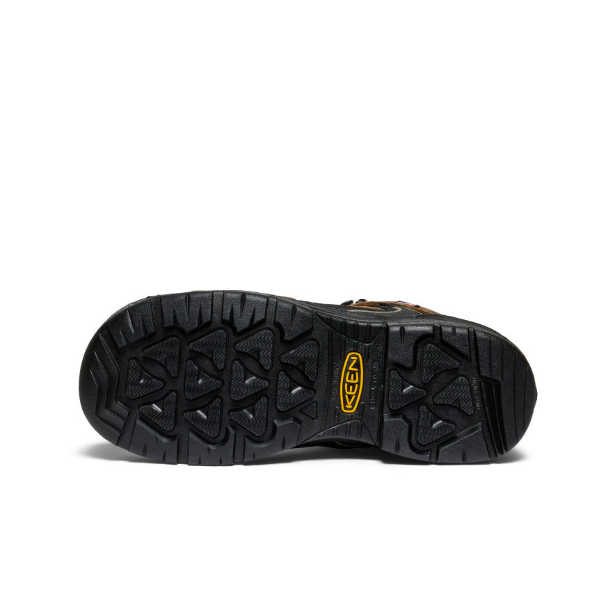 Keen Men's Targhee IV Waterproof Work Boot (Carbon Toe) Dark Earth/Black