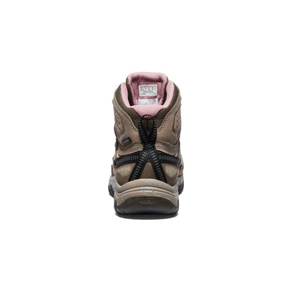 Keen Women's Targhee IV Waterproof Hiking Boot Brindle/Nostalgia Rose
