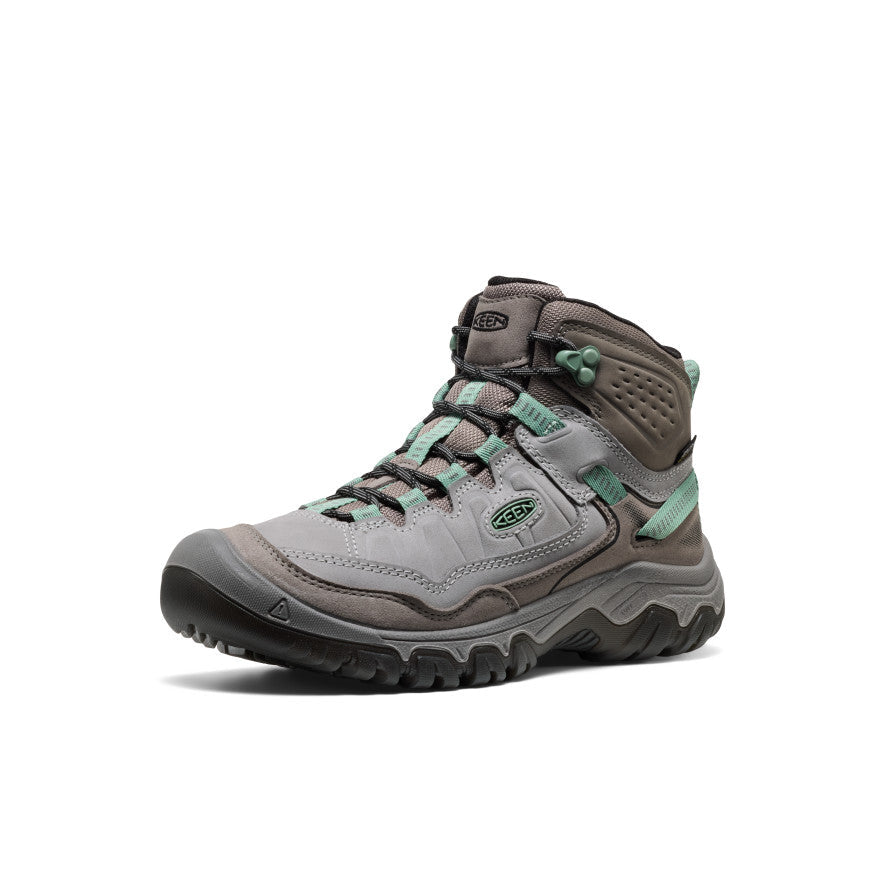 Keen Women's Targhee IV Waterproof Hiking Boot Alloy/Granite Green