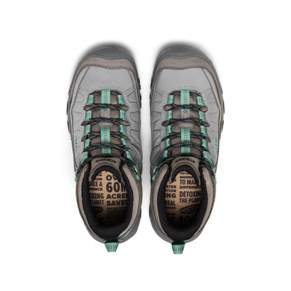 Keen Women's Targhee IV Waterproof Hiking Boot Alloy/Granite Green
