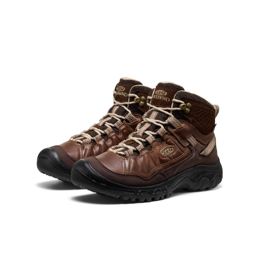 Keen Women's Targhee IV Waterproof Hiking Boot x Hikerkind Dark Earth/Dark Earth