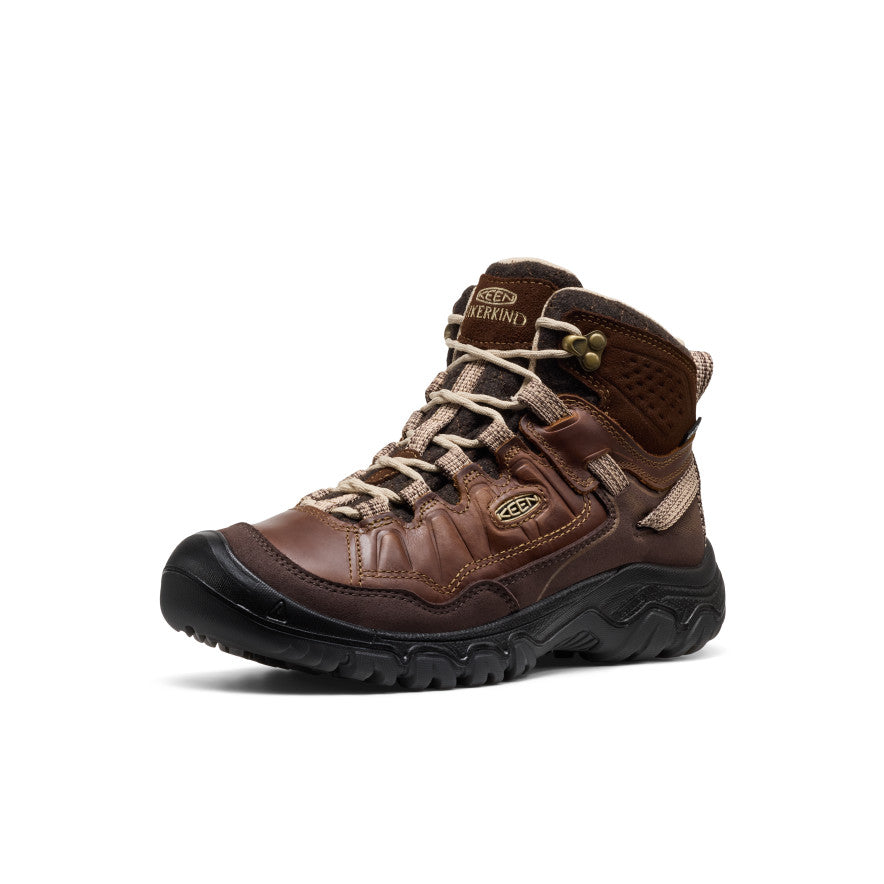 Keen Women's Targhee IV Waterproof Hiking Boot x Hikerkind Dark Earth/Dark Earth
