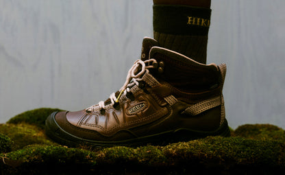 Keen Women's Targhee IV Waterproof Hiking Boot x Hikerkind Dark Earth/Dark Earth