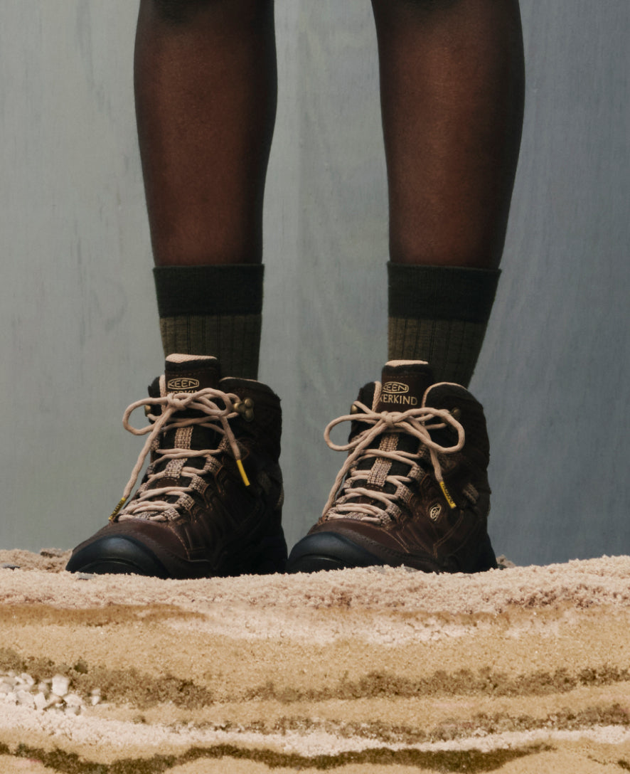 Keen Women's Targhee IV Waterproof Hiking Boot x Hikerkind Dark Earth/Dark Earth