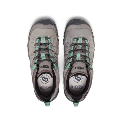 Keen Women's Targhee IV Waterproof Hiking Shoe Alloy/Granite Green