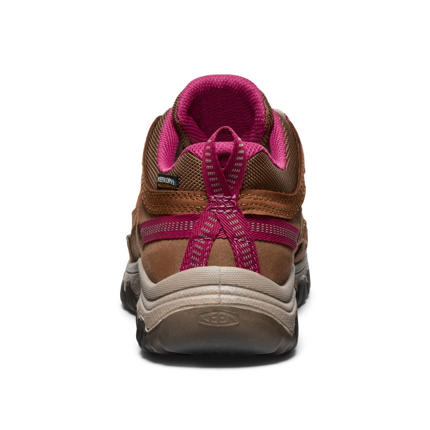 Keen Women's Targhee IV Waterproof Hiking Shoe Bison/Beaujolais