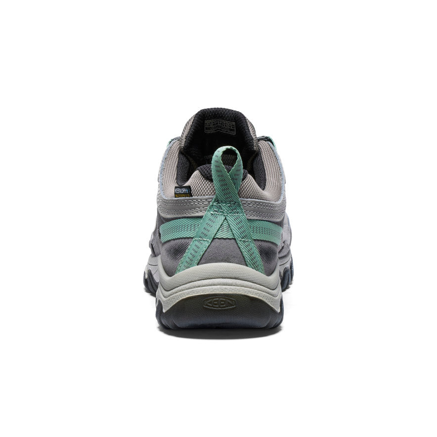 Keen Women's Targhee IV Wide Waterproof Hiking Shoe Alloy/Granite Green