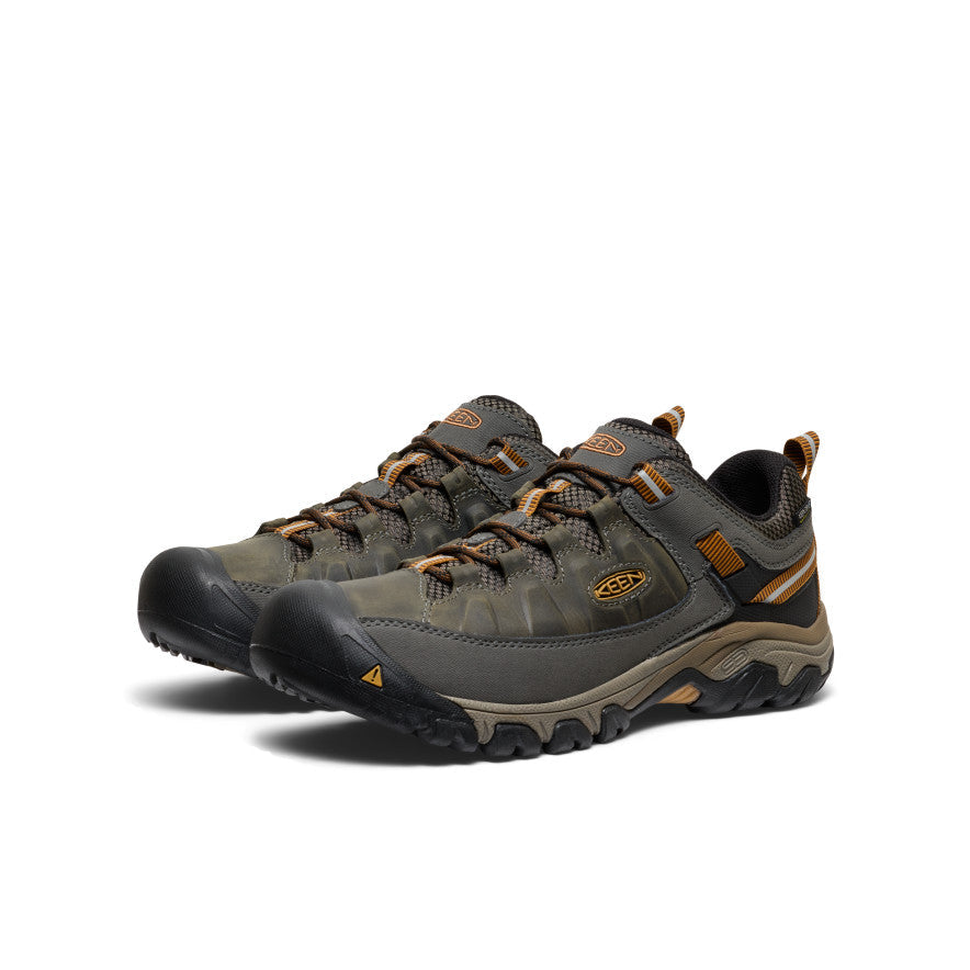 Keen Men's Targhee III Waterproof Black Olive/Golden Brown