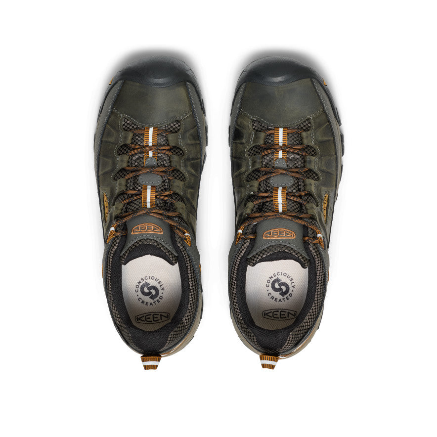 Keen Men's Targhee III Waterproof Black Olive/Golden Brown