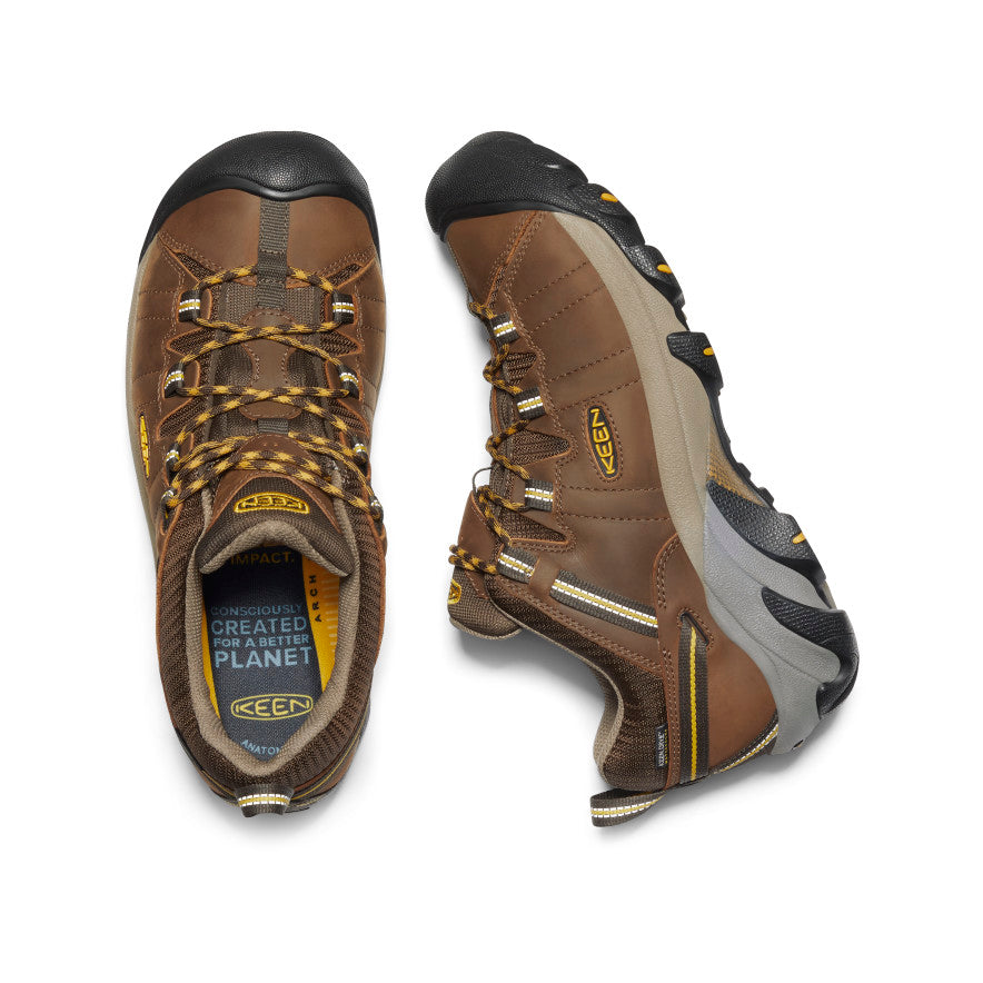 Keen Men's Targhee II Waterproof Wide Cascade Brown/Golden Yellow