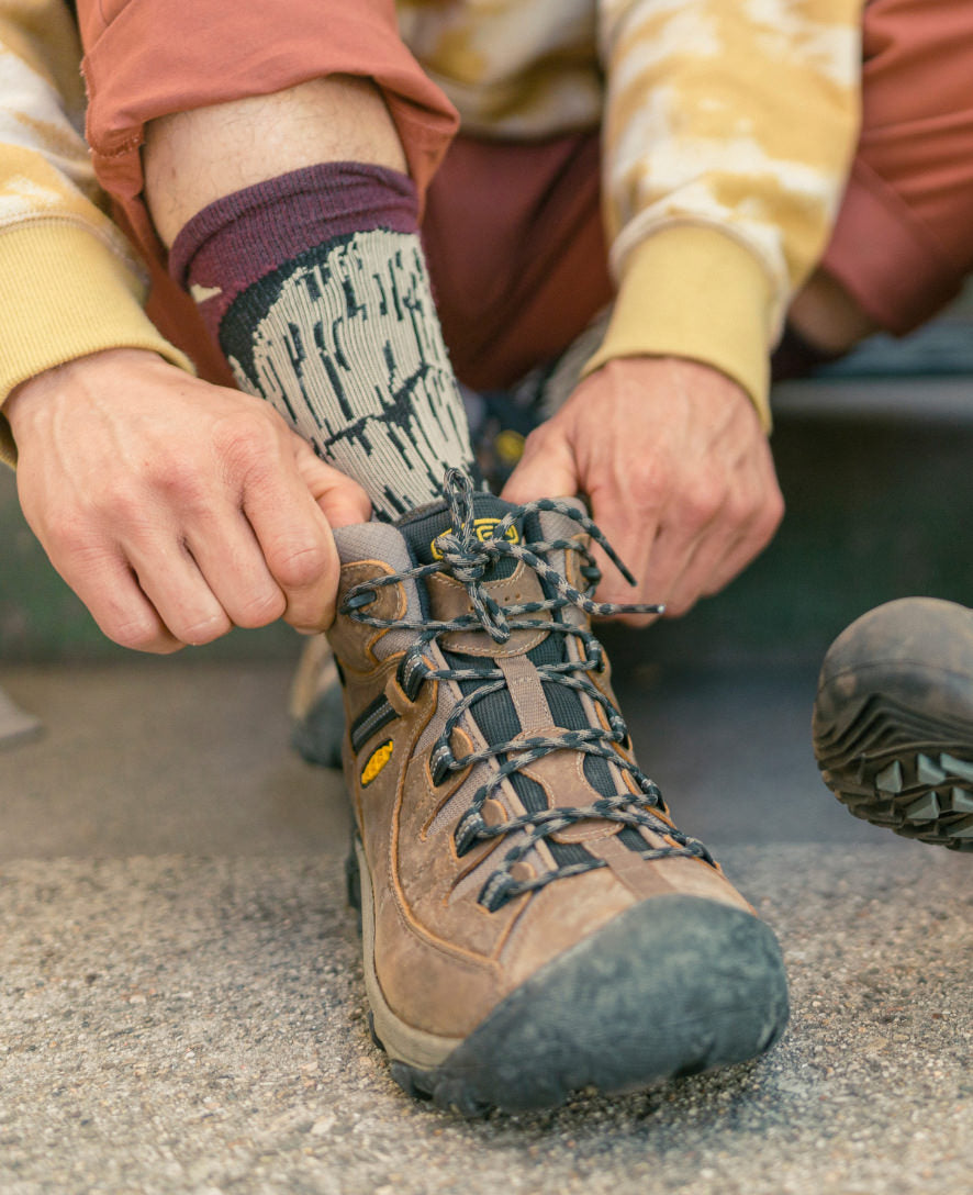 Keen Men's Targhee II Mid Waterproof Hiking Boots Shitake/Brindle