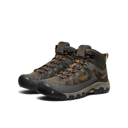 Keen Men's Targhee III Waterproof Mid Wide Black Olive/Golden Brown