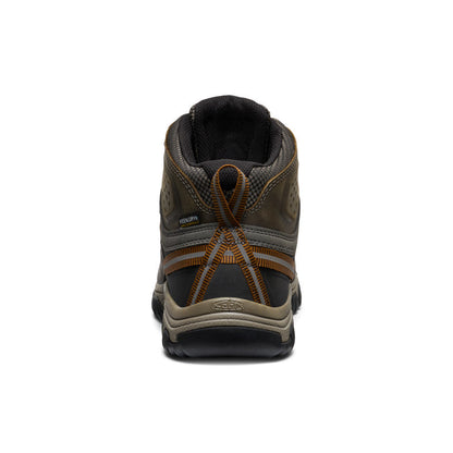 Keen Men's Targhee III Waterproof Mid Wide Black Olive/Golden Brown