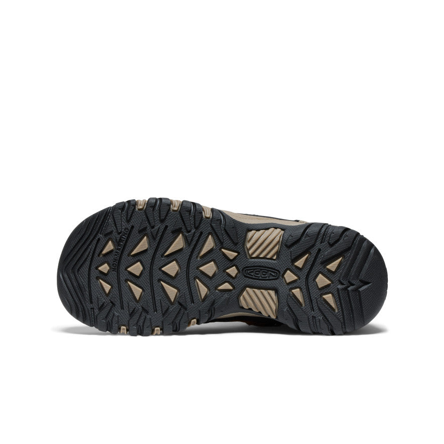 Keen Big Kids' Targhee IV Waterproof Hiking Boot Bison/Brindle