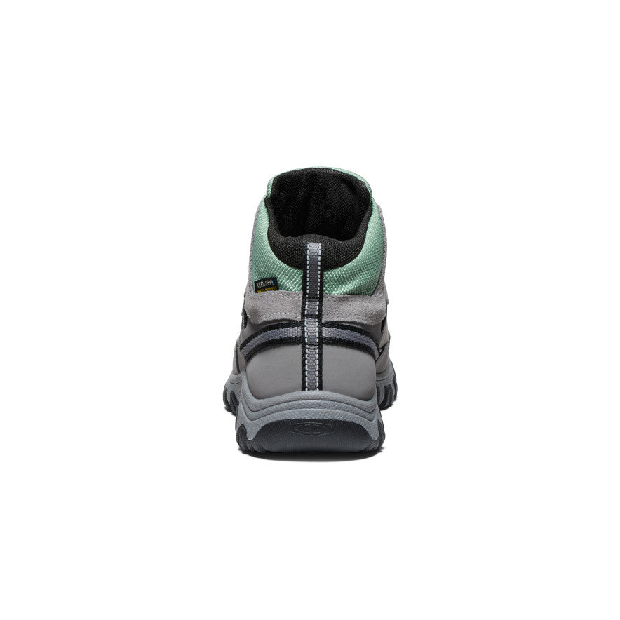 Keen Big Kids' Targhee IV Waterproof Hiking Boot Alloy/Granite Green