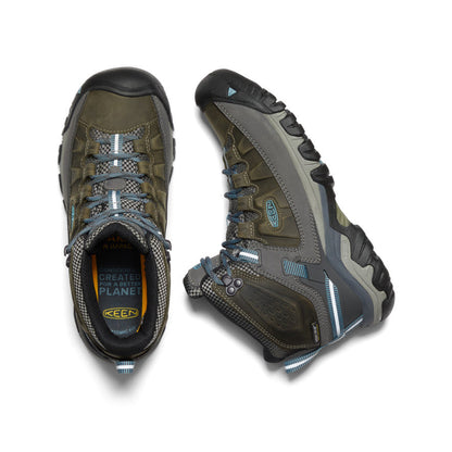 Keen Women's Targhee III Waterproof Mid Magnet/Atlantic Blue