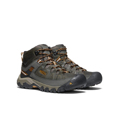 Keen Men's Targhee III Waterproof Mid Black Olive/Golden Brown