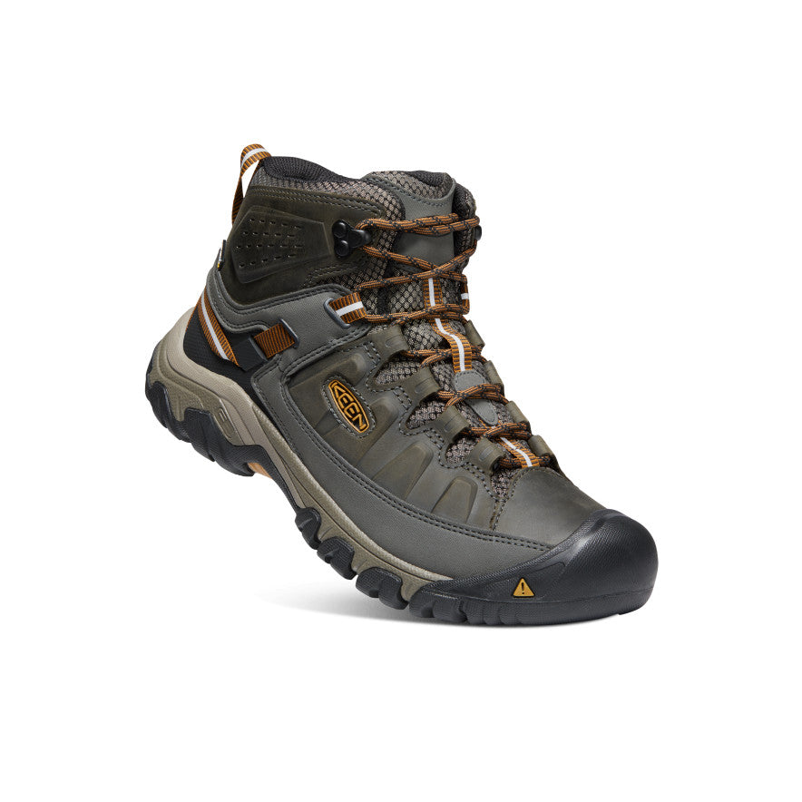Keen Men's Targhee III Waterproof Mid Black Olive/Golden Brown
