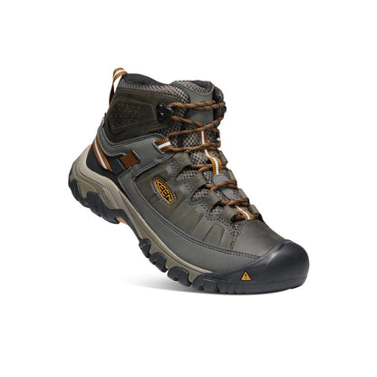 Keen Men's Targhee III Waterproof Mid Black Olive/Golden Brown