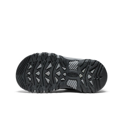 Keen Little Kids' Targhee IV Waterproof Hiking Shoe Black/Steel Grey