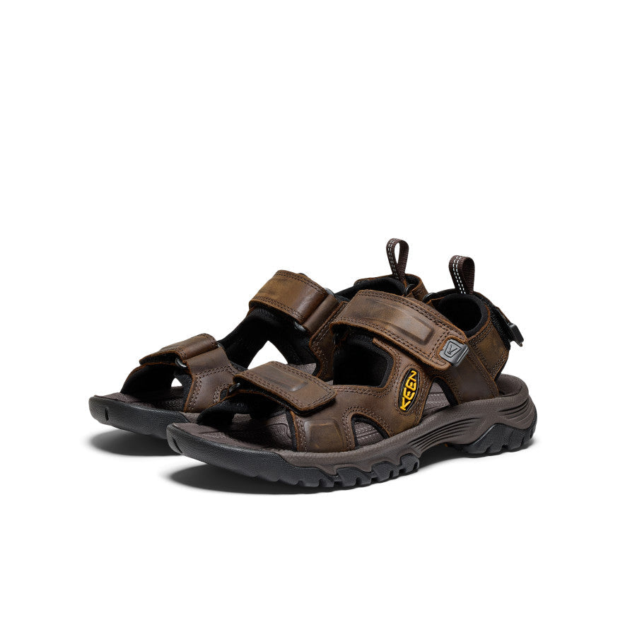 Keen Men's Targhee III Open Toe Sandal Bison/Mulch