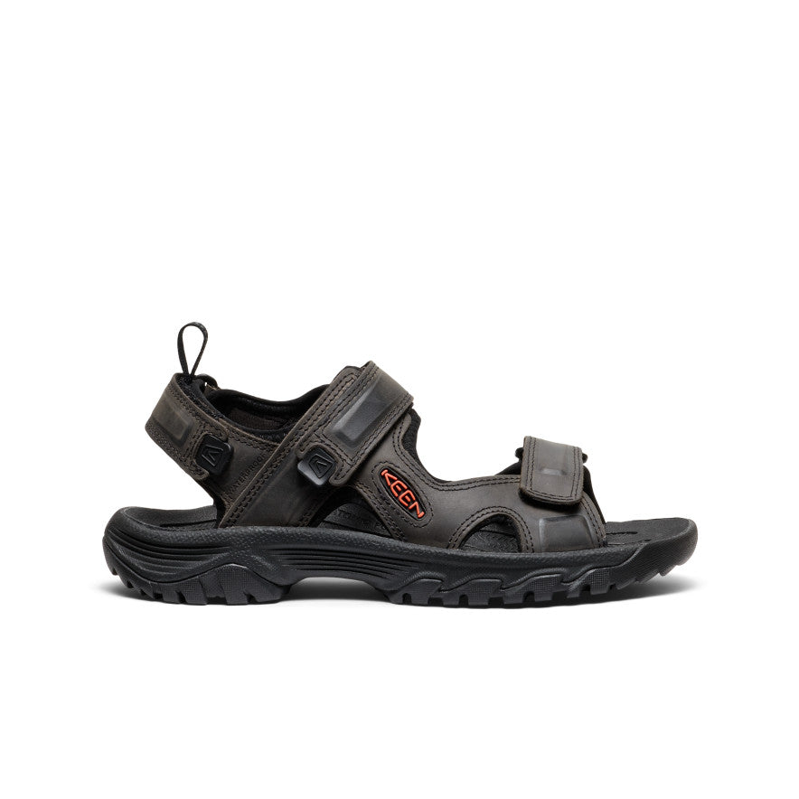 Keen Men's Targhee III Open Toe Sandal Grey/Black