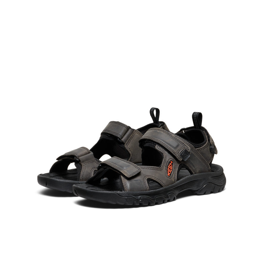 Keen Men's Targhee III Open Toe Sandal Grey/Black