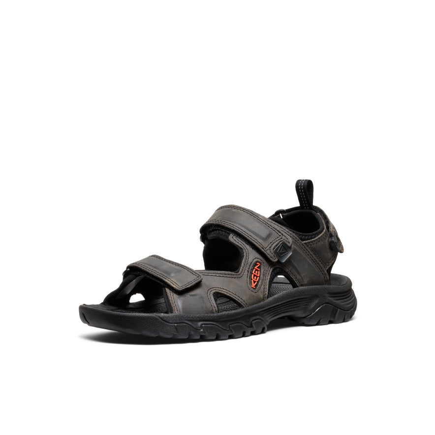 Keen Men's Targhee III Open Toe Sandal Grey/Black