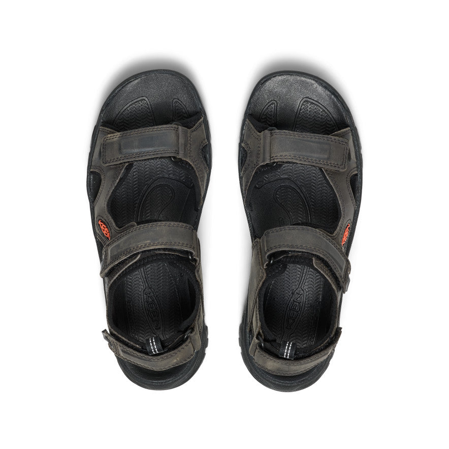 Keen Men's Targhee III Open Toe Sandal Grey/Black