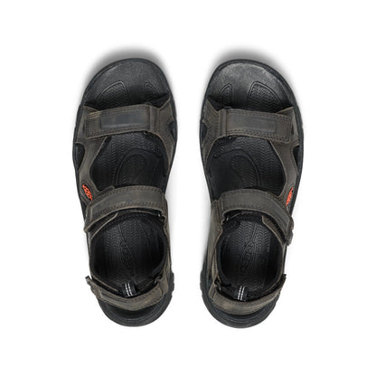 Keen Men's Targhee III Open Toe Sandal Grey/Black