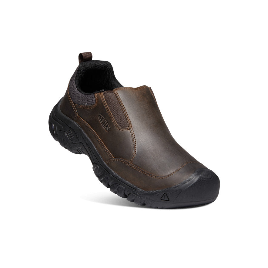Keen Men's Targhee III Wide Slip-On Dark Earth/Mulch
