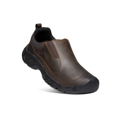 Keen Men's Targhee III Wide Slip-On Dark Earth/Mulch