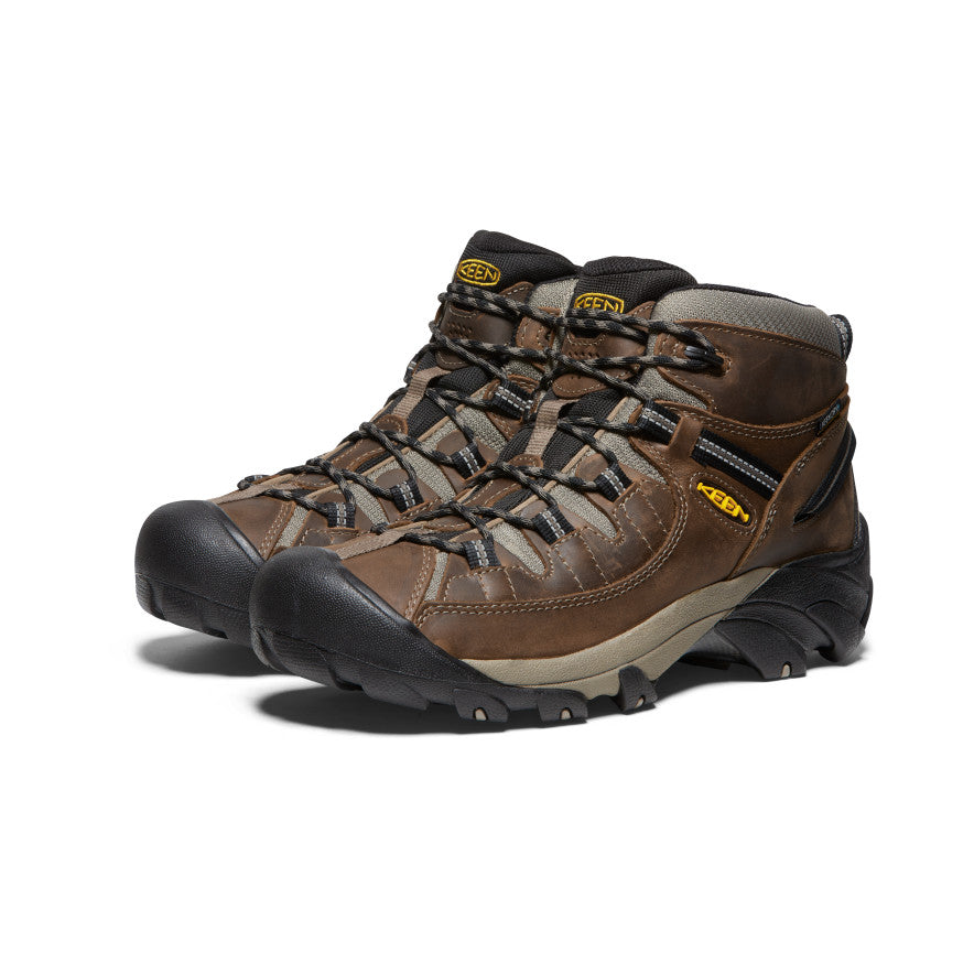 Keen Men's Targhee II Waterproof Mid Wide Shitake/Brindle