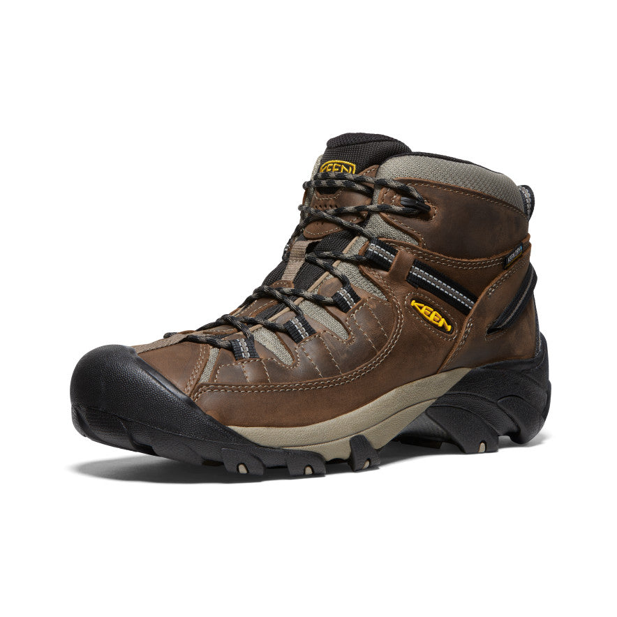 Keen Men's Targhee II Waterproof Mid Wide Shitake/Brindle