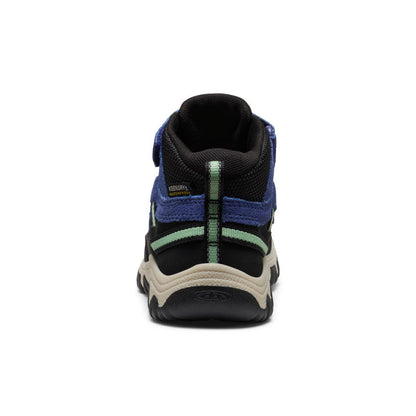 Keen Little Kids' Targhee IV Waterproof Hiking Boot Skipper Blue/Hemlock