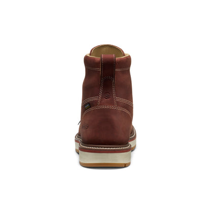 Keen Men's Liberty 6" Waterproof 90° Heel Boot (Soft Toe) Bombay Brown/Gum